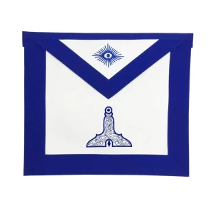 Senior Warden Blue Lodge Officer Apron - Royal Blue