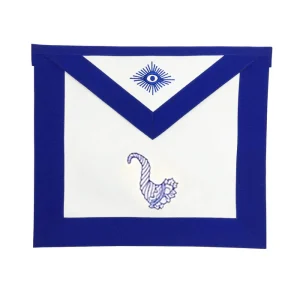 Junior Steward Blue Lodge Officer Apron - Royal Blue