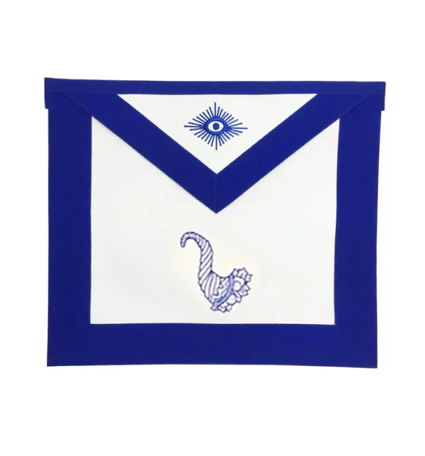 Junior Steward Blue Lodge Officer Apron - Royal Blue