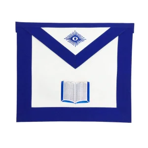 Chaplain Blue Lodge Officer Apron - Royal Blue