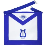 Musician Blue Lodge Officer Apron - Machine Embroidered