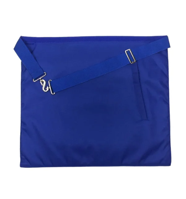 Marshal Blue Lodge Officer Apron - Royal Blue with Wreath