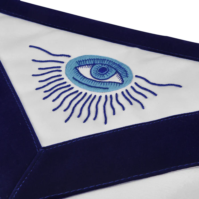 Worshipful Master Blue Lodge Apron – Royal Blue Velvet