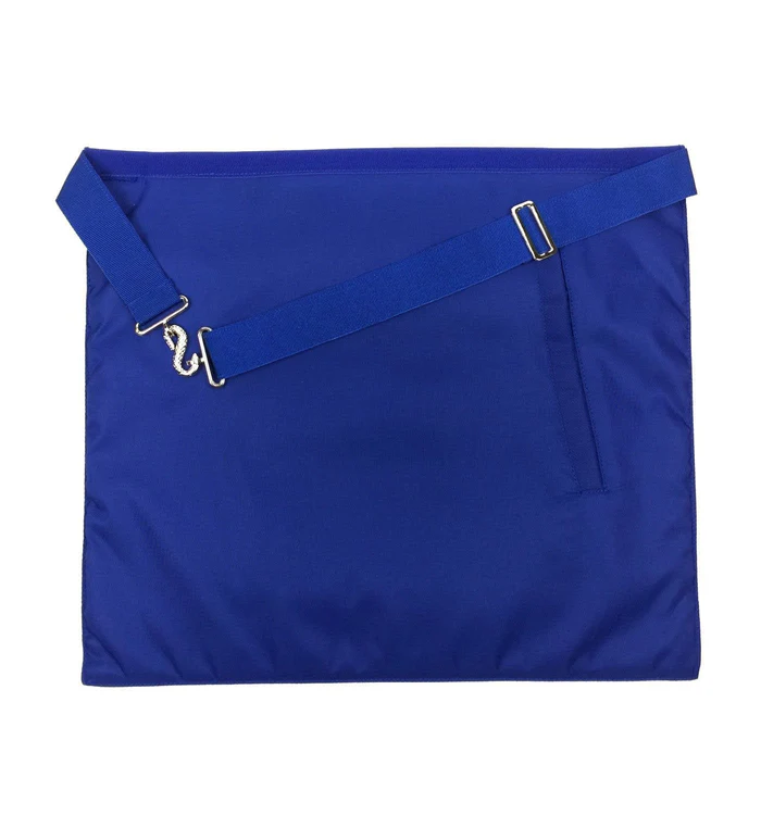 Junior Warden Blue Lodge Officer Apron – Royal Blue