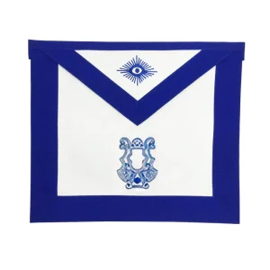 Organist Blue Lodge Apron - Royal Blue