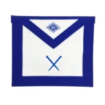 Masonic Regalia Marshal Officer Apron | Blue Lodge Hand Embroidered