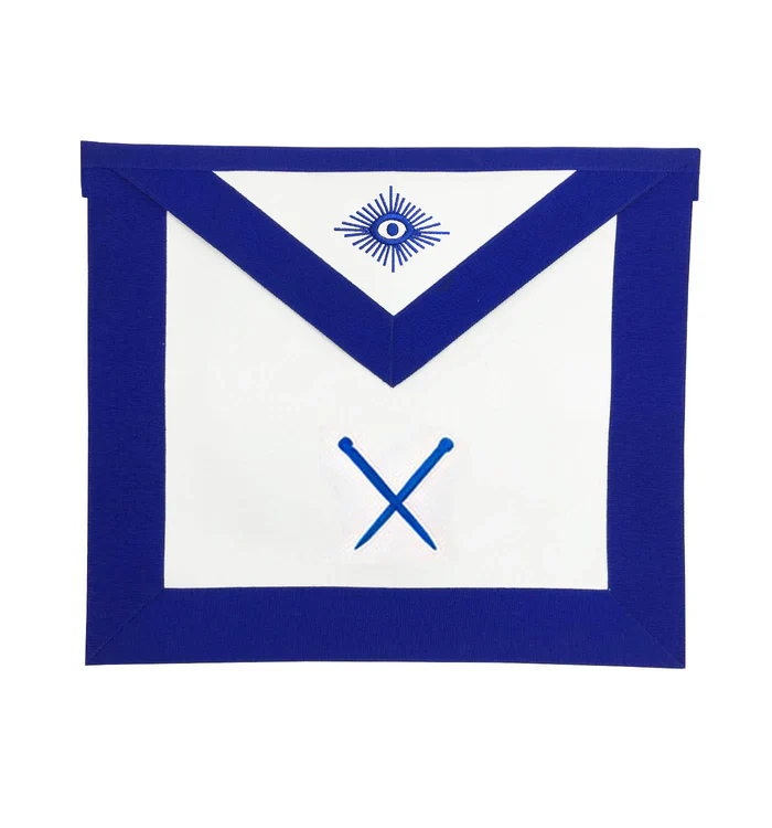 Master of Ceremonies Blue Lodge Officer Apron – Royal Blue