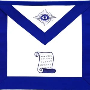 Orator Blue Lodge Apron - Machine Embroidery