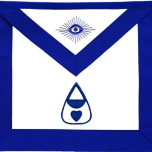 Almoner Blue Lodge Apron - Machine Embroidery