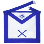Machine Embroidered Marshal Apron - Blue Lodge Officer