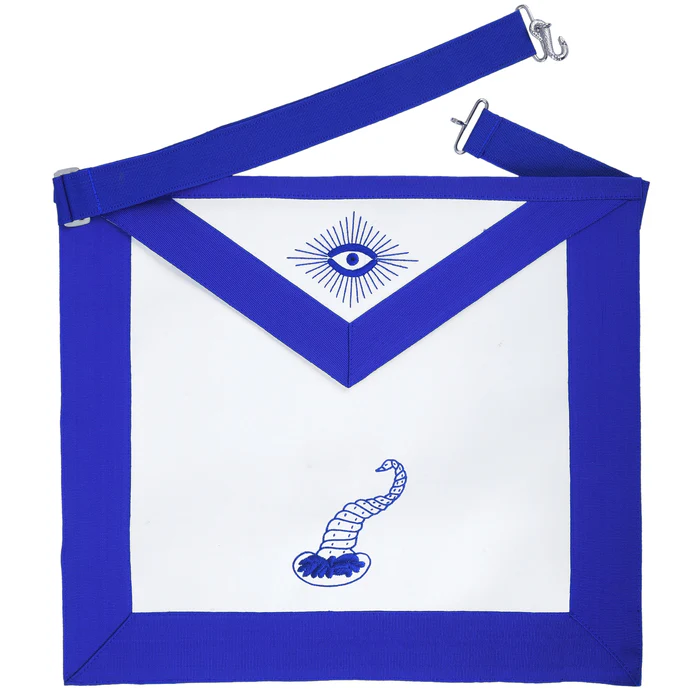 Senior Steward Blue Lodge Officer Apron – Machine Embroidery