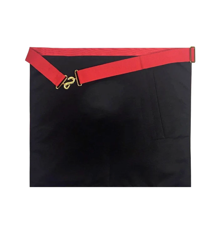 Worshipful Master Chapter Officer Apron – Red Machine Embroidery