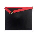 Principal Sojourner Royal Arch Chapter Officer Apron - Red Machine Embroidery