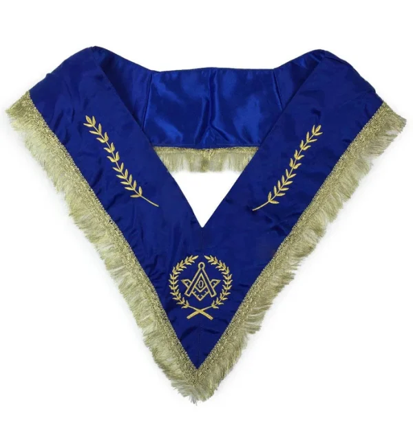 Master Mason Blue Lodge Regalia Set - Royal Blue & Gold Satin