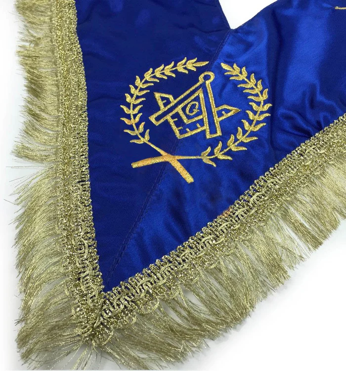 Master Mason Blue Lodge Regalia Set – Royal Blue & Gold Satin