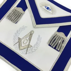 Master Mason Blue Lodge Regalia Set - Royal Blue & Silver