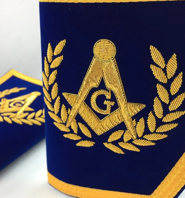 Master Mason Blue Lodge Regalia Set - Hand Embroidery