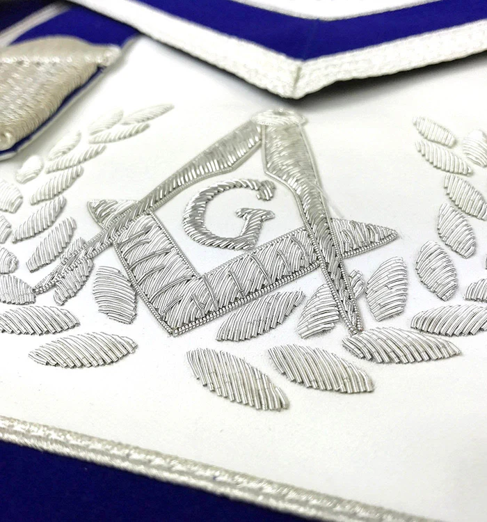 Master Mason Blue Lodge Regalia Set – Hand Embroidery