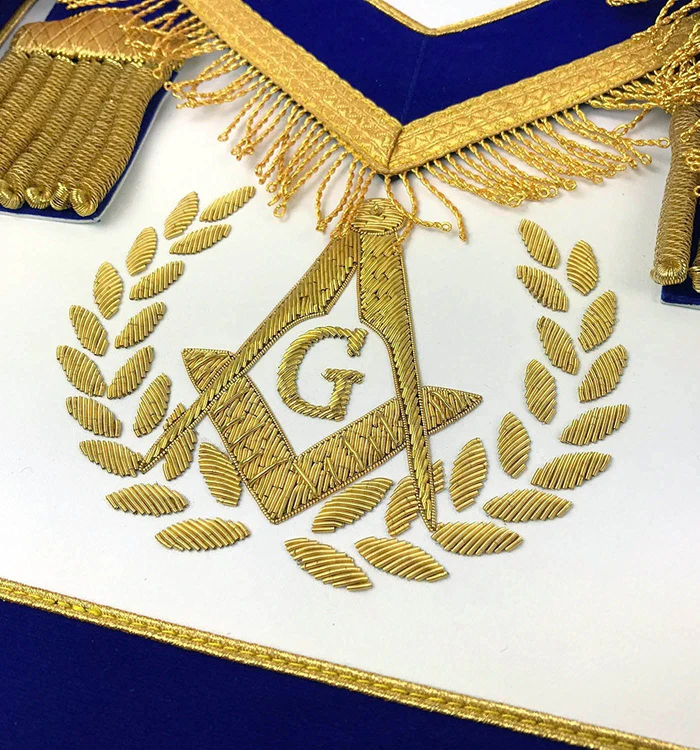 Master Mason Blue Lodge Regalia Set – Hand Embroidery