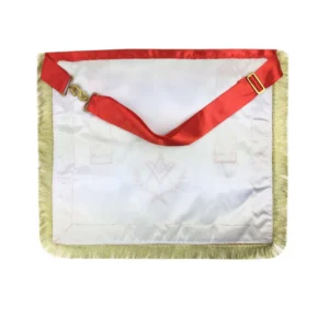 Master Mason Blue Lodge Regalia Set - Red & White Satin
