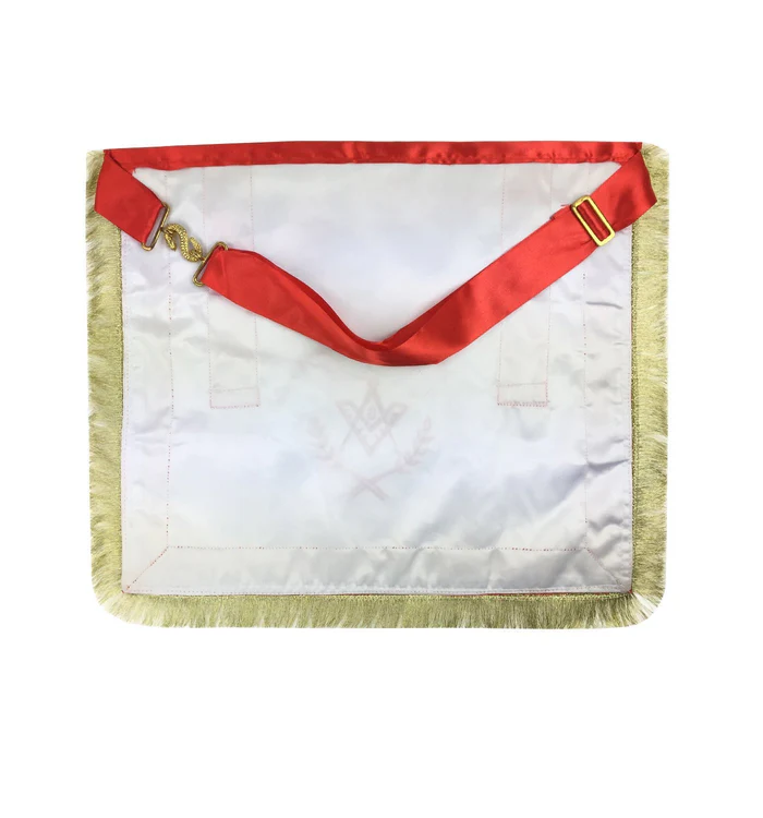 Master Mason Blue Lodge Regalia Set – Red & White Satin