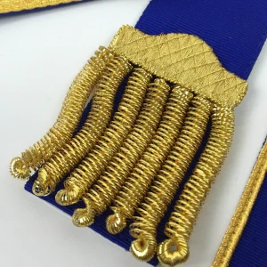 Master Mason Blue Lodge Regalia Set - Royal Blue & Gold