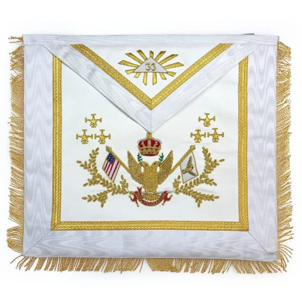 33rd Degree Scottish Rite Regalia Set - Wings Up All Countries Flags