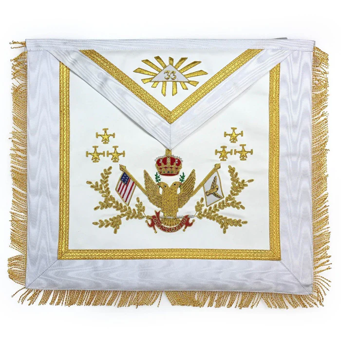 33rd Degree Scottish Rite Regalia Set – Wings Up All Countries Flags