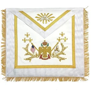 33rd Degree Scottish Rite Regalia Set - Wings Down All Countries Flags