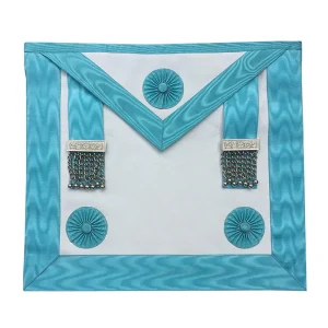 Master Mason Craft English Regulation Regalia Set - MM Apron, Officer Collar, and Gloves