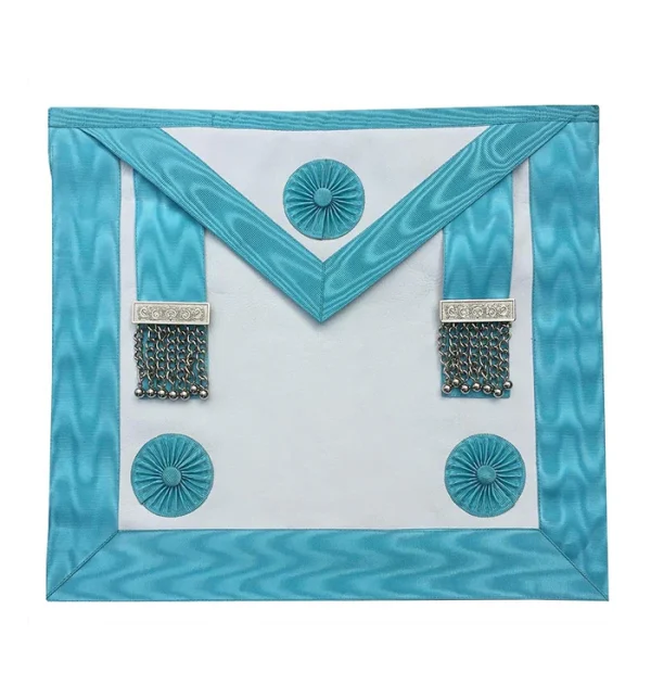 Master Mason Craft English Regulation Regalia Set - MM Apron, Officer Collar, and Gloves