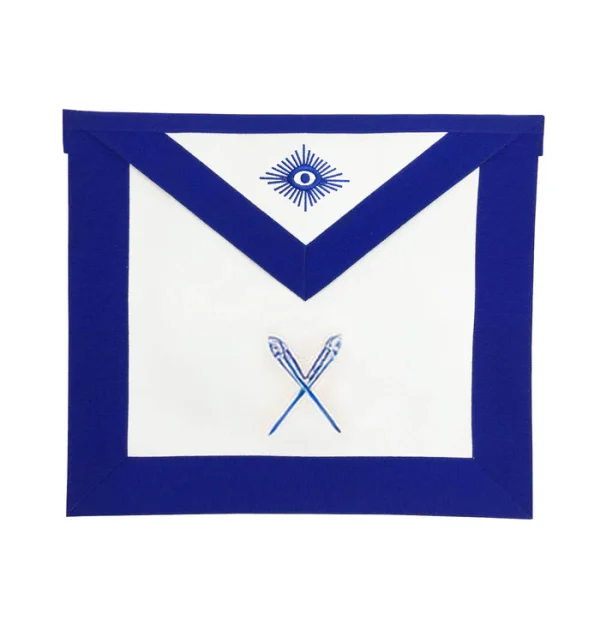 Secretary Blue Lodge Officer Apron - Royal Blue