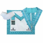 Worshipful Master Craft English Regulation Regalia Set - Apron Collar Gloves