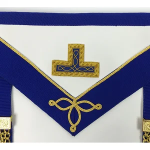 Provincial Officers Craft English Regulation Regalia Set - Apron, Collar, Gloves