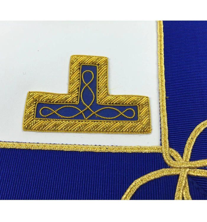 Provincial Officers Craft English Regulation Regalia Set – Apron, Collar, Gloves