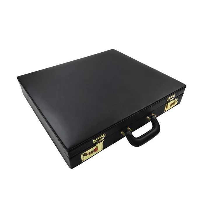 Masonic Apron Case – Black Briefcase Different Materials WM & MM