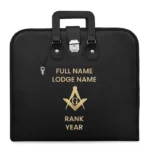 Custom Masonic Apron Case | Embroidered Square Compass G