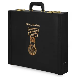 District Deputy Grand Master Blue Lodge Apron Case - Hand Embroidery Personalization