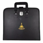 Past Master Blue Lodge Apron Case | Black Imitation Leather MM WM Provincial