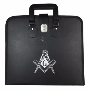 Master Mason Blue Lodge Apron Case - Multiple Colors Square & Compass G MM/WM