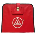 Royal Arch Chapter Apron Case - Red Imitation Leather MM WM and Provincial