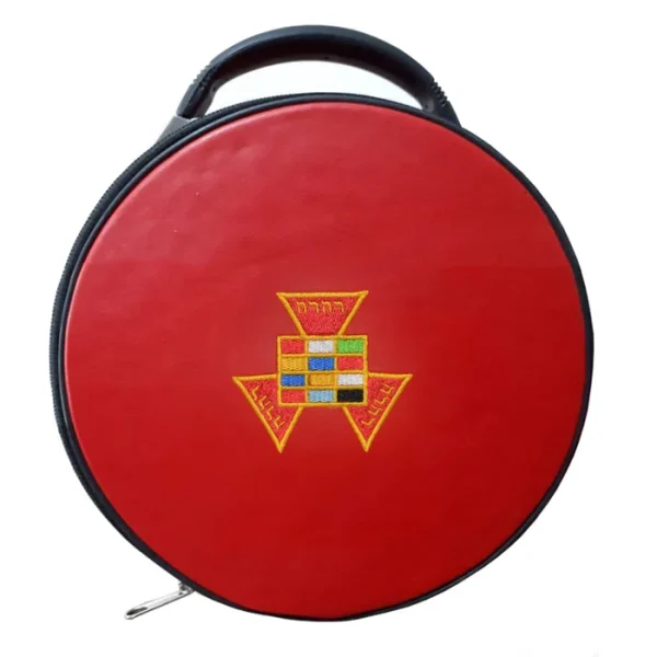 Masonic Past High Priest PHP Hat/Cap Case - Red