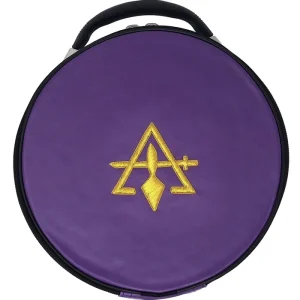 Council Crown Cap Case - Purple Sword & Trowel