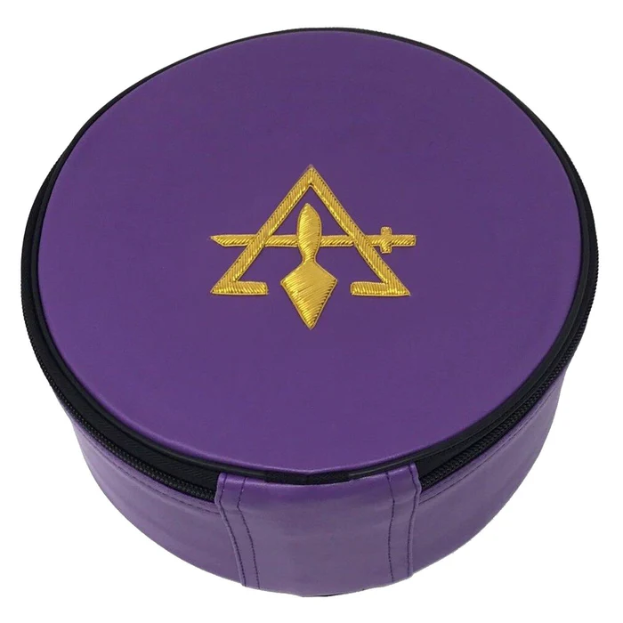 Council Crown Cap Case – Purple Sword & Trowel