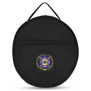 Knights Templar Commandery Fatigue Cap Case - Black Patch with Purple & Gold Emblem