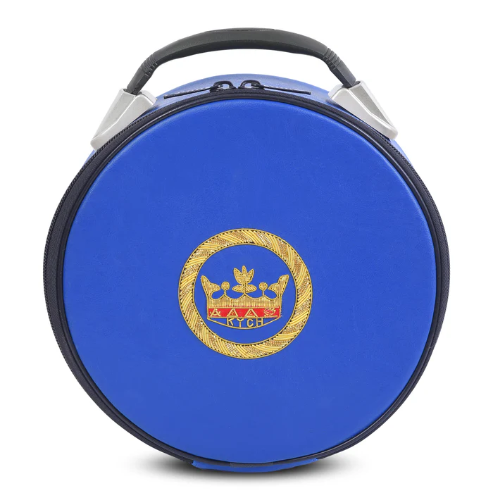 Knights of the York Cross of Honour Crown Cap Case – Blue