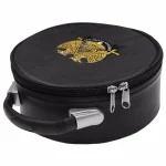 OES Fez Case - Black With Machine Embroidery Patch