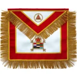 Past High Priest Royal Arch Chapter Apron | Red Velvet Side Tabs