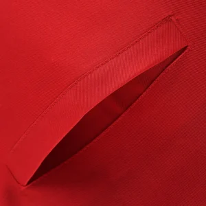 Royal Arch Chapter Apron - Red Velvet with Gold Embroidered Emblem & Braid