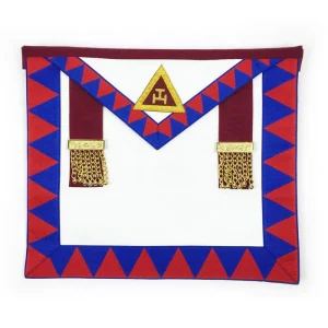 Principal English Royal Arch Apron - Red & Blue